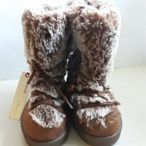 Women's Esprit WINOLA Faux Fur Winter Boots #E0WIN34P Size 6M, NEW